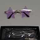 Rimless Star shape Sunglasses Personality Sun Glasses for women/men Party glasses personality pentagram eyewears