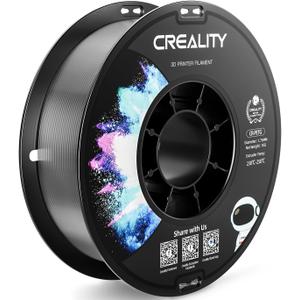 CREALITY PETG Filament 1.75mm 3D Printer Filament, 1kg (2.2lb) Neatly Wound Spool, Dimensional Accuracy 0.03mm, 2024 Latest Batch, Fit for Ender, Bambu Lab, Anycubic,ELEGOO FDM Printers, Transparent