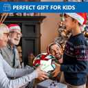 Youth Soccer Ball Size 3/4/5, Kids Outdoor Play Game Training Practice Soccer Ball for Teen Boy Girl Indoor Outdoor with 1 Pump 1 Net Bag and 1 Gift Box (White)