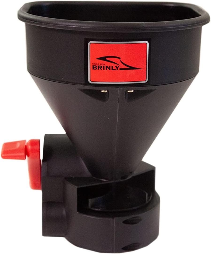 Brinly HHS3-5BH 5lb. All-Season Handheld Spreader with Easy-Fill Design for Seed, Ice Melt, & Fertilizer