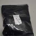 Women Faux Leather Mini Dress Short Sleeve Crew Neck A Line Flowy Swing PU Party Dress with Pockets, (Small, Black)