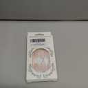 Short Press on Nails Coffin Cute Glitter Sequins Fake Nails Pink Gradient Acrylic Nails Press ons Reusable Stick Glue on Nails for Women and Girls Daily Wear 24 Pcs