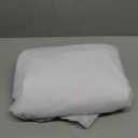 White Tulle Tablecloth for 6 Foot Rectangular Tables 72 x 30 Inch White Table Cloth Rectangle 6ft Wrinkle Free Table Cover with Tutu Skirt for Wedding Birthday Party Buffet Banquet Tablecloths