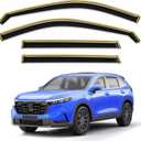 in-Channel Rain Guards Fit for Honda CR-V CRV 2023 2024 2025 Window Rain Guards Visors Vent Visors Window Deflector Vent Shades Car Accessories -4 pcs