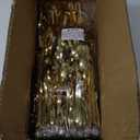 100 pcs Wedding Wands Light up with LED Tinsel Wedding Streamers for Wedding Send off and Greeting Ideal Props for Weddings, Birthday Parties, Christmas Cheerleading Games (Champagne)