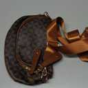 KKXIU Crossbody Sling Bag for Women Trendy Fanny Pack Vegan Leather Chest Bag | Trendy (1-brown)