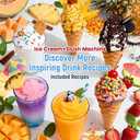 Slushie Machine, 85OZ Ice Cream Maker, Smart Frozen Drink Maker, 6 Presets