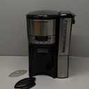 Hamilton Beach (47950) Coffee Maker with 12 Cup Capacity & Internal Storage Coffee Pot, Brewstation, Black/Stainless Steel (Black and Silver)