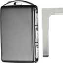 Key Fob Shell Case Replacement Fit for Volvo XC90 2016-2024 S90 2017-2024 V90 2017-2021 XC60 2018-2024 XC40 2019-2024 V60 2020 Replace YG0HUF8423 4008C-HUF8423