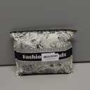 Black Short Bob Wig for Women,16 Inch Straight Black Bob Wig with Bangs Heat Resistant Synthetic Wigs Shoulder Length Natural Looking for Daily Use(Black)