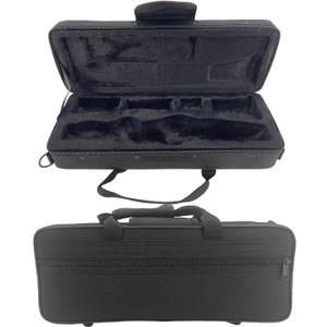 Ekey Clarinet Case Water-resistant Foam Padded Case, Black bag back Strap Thick Padding Nice Zipper Protect Clarinet Gig Bag (black)