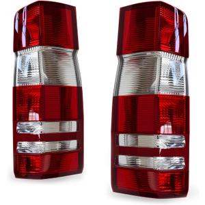 Pair Tail Lights W/O Bulbs Compatible with Sprinter 2500 3500 2010-2017 Rear Brake Lamp Taillights 9068200264 9068200264 MB2800136 MB2801136