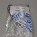 Snap Grip Mini Mop,Convenient Cloth Changing Mini Mop,Retractable Gap Dust Cleaner Flat Mops with Locking Head &Sweeping Cloths,1mop + 5random Color Rags (White)