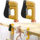 Purse Hook for Table  2-Pack Foldable & Non-Slip Bag Hanger, Cute Bird Design Purse Holder for Desk, Table & Travel  Strong & Compact Desk Accessories (2-Pack Black)