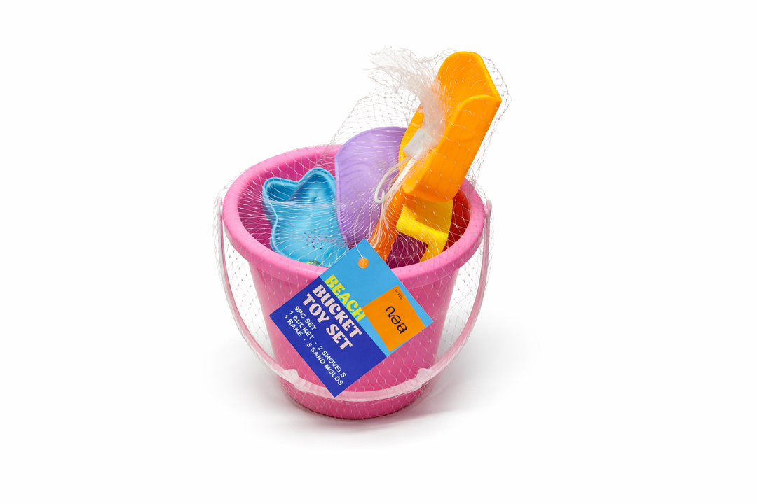 Beach Bucket Toy Set, 9 PC