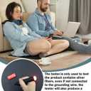 Grounding Mat Grounding Pad for Pet Yoga Grounding Mat for Bed with 15ft Grounding Wire Grounded Feet Mat for Improve Sleep Energy Reduce Anxiety 23.6"x11.8"