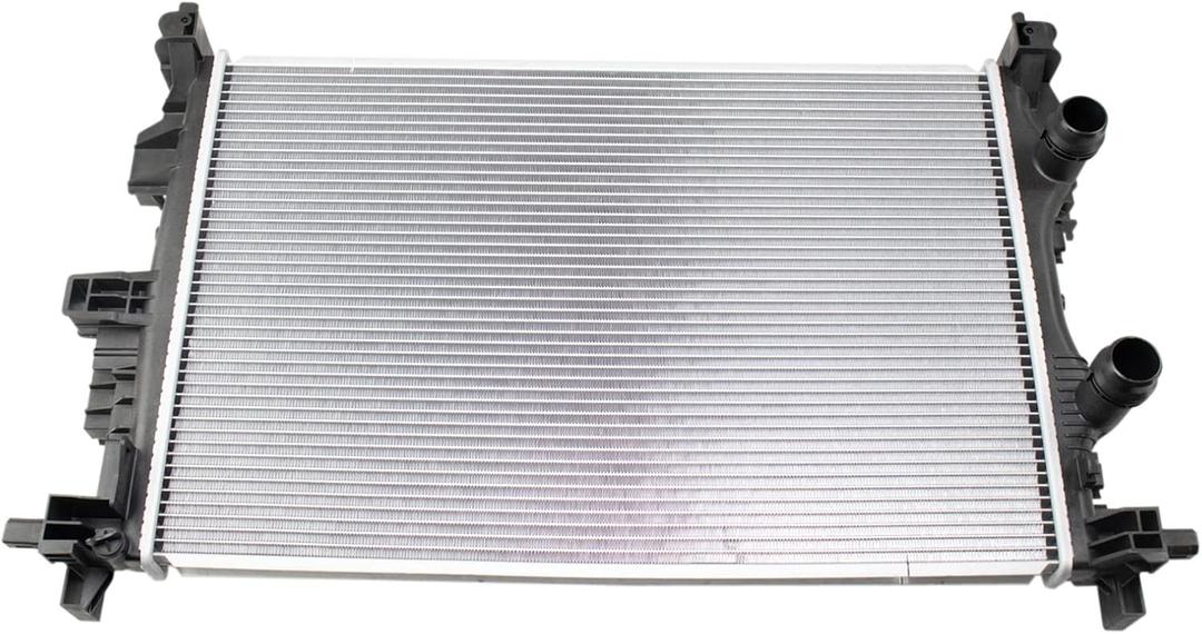 TRQ Radiator Assembly Aluminum Core Compatible with 17-20 Jeep Compass CU13687