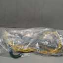 LadyRosian Gym Rings Trapeze Swing Bar 17'', Heavy Duty Chain Swing Set Accessories with Locking Carabiners, 47'' Swing Chains, Monkey Bars for Backyard, Playground, Playroom