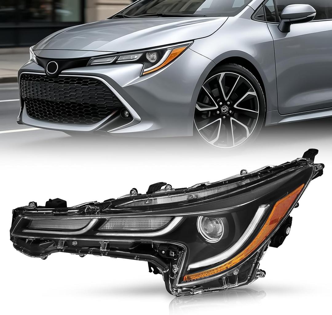JFN LED Headlight Compatible with 2020-2022 Corolla SE/XLE/XSE 8111002S50 TO2503287 (Driver Side (Left))
