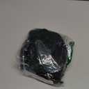 Stuffable Travel Neck Pillow with Hood, Soft Velvet Travel Neck Pillow Stuffable with Clothes, Adjustable Neck Size, Multifunctional Fillable Airplane Travel Neck Pillow for Extra Luggage (Black)