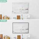 Gaahing 196.8" x 1" Matte Black Molding & Wall Trim, Flexible Peel and Stick Decorative Strip for Tile, Mirror, Ceiling, Floor, Panel, Cabinet