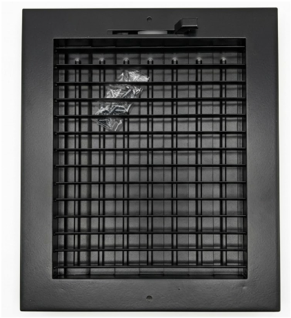 Ac Vent Cover Matte Black 12inX10in