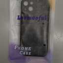 Lovmooful Compatible for iPhone 14 Case Cute Cool Ribbon Bowknot Heart Design for Girls Women Soft TPU Shockproof Protective Girly for iPhone 14 Case-Black