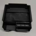 Mabett Double-Layer Console Organizer for Bronco 2025 4-door, Armrest Storage Box with Non-Slip Mat for Bronco Accessories (Not for Manual Transmission Not for Bronco Sport)