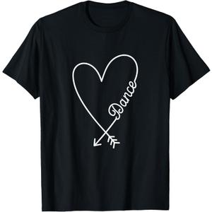 Dance Cute Graphic Heart Love T-Shirt