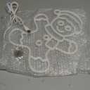 Christmas Neon Sign Dimmable Gingerbread Man Neon Light Merry Christmas Light Up Sign for Wall Decor Led Gingerbread Party Decoration for Window