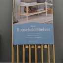Whitmor Natural Wood Household Shelves (Brown), 10.25 x 24.75 x 11.5 in