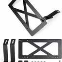 No Drill Front License Plate Mount for Tesla Model X 2021-2025, Premium Front License Plate Holder Bracket, Camera-Safe License Plate Frame, Tesla Model X Accessoriesfor 2021-2025 Tesla Model X