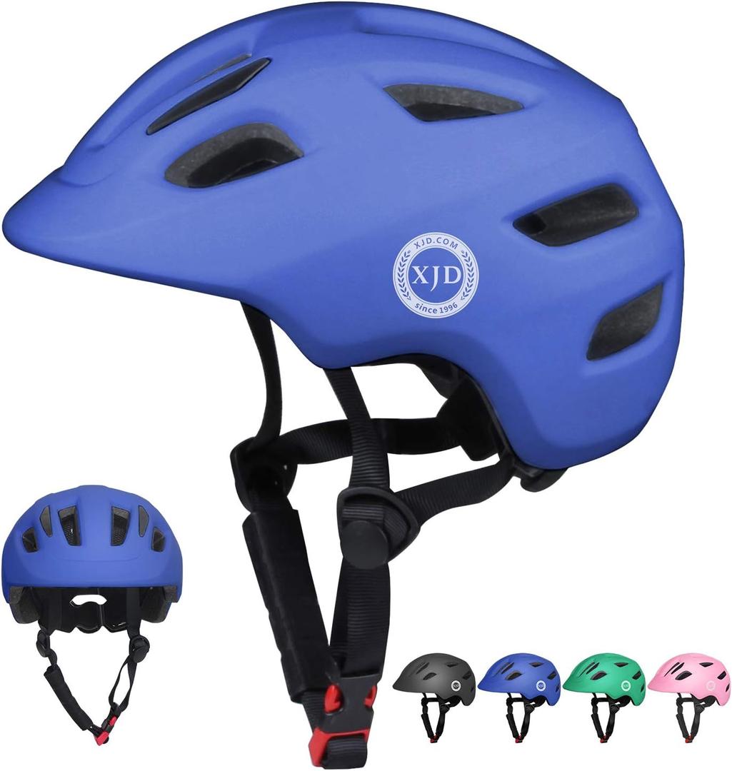XJD Toddler Helmet Kids Bike Helmet for Infant/Baby Multi-Sport Adjustable Skateboard for Kids Boys Girls Lightweight for Age 1 and Older (Small: 20.47"- 22.05" / 52-56 cm, Blue)