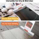 2 x Mini Foldable Desktop Mop Portable Versatile Wet & Dry Cleaning Sponge Mop for Home & Car Ideal for Kitchen, Bathroom, Glass, Dining Table & More (Squeeze Handle+2 Sponge Head )