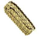 labwork Drive Chain Gold Color with O-Ring 525-120 Replacement for Suzuki Honda Kawasaki ATV Motorcycle 525 Pitch 120 Links