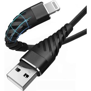 Charger Cable 10ft forApple MFi Certified,(2 Pack) CyvenSmart 10 Foot Lightning Cable Fast Charging Cord for iPhone 11/11 Pro /11 Pro Max/XS/XS Max/XR/X/8/8 Plus/7/7 Plus/6(Black)