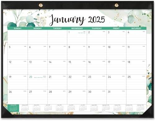 Desk Calendar 2025-2025 Desk Calendar Large 22'' x 17'', from January 2025 to December 2025, Folded Packing Desk Calendar, 12 Monthly Desk/Wall Calendar,Large Space for Writing with Protect Corner