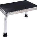 Vaunn Medical Foot Step Stool 350lbs Heavy-Duty Welded Steel Legs, Fully Welded Single Construction Frame, Anti-Skid Rubber Platform