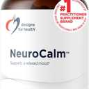 Designs for Health NeuroCalm - 5HTP GABA L-Theanine Supplement for Stress Response - Methylated B12, Vitamin B6, Taurine, Chamomile & Magnesium Supplement for Mood Support (60 Vegan Capsules) BB Date 02/28/26