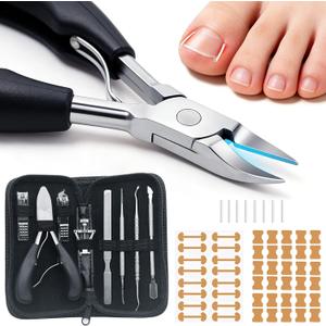 Heavy Duty Toenail Clippers for Thick Nails, Long Handle, Large Toe Nail Clippers for Seniors, 62 Pieces