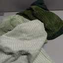 MIULEE Boho Farmhouse Sage Green Throw Pillow Covers 18x18 Inch Set of 4 Mordern Nordic Cushion Covers Soft Corduroy Spring Home Decor for Couch Bed Sofa Living Room Forest Green