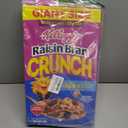 Kellogg's Raisin Bran Crunch Breakfast Cereal, Good Source of Fiber, Giant Size, 24.5 oz (EXP 02/07/27)