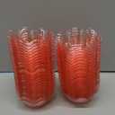 50pcs 6oz Small Plastic Dessert Bowls Ice Cream Bowls Reusable Flower Shaped Party Serving Elegant Buffet Serving Cups for Nuts, Salad, Fruit, Snacks and Yogurt (Pink)