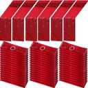 Newwiee 54 Pcs Red Sequin Chair Sashes and Table Runners, 48 Sequin Chair Bows, 6 Glitter Table Runners for Birthday Party Wedding Banquet Holiday Decorations