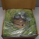 26" Artificial Saw Grass Wreath for Front Door, Lifelike Faux Saw Grass Wreath with Fake Eucalyptus Spring Summer Greenery for Wall Window Fireplace Farmhouse Home Outside Decoration