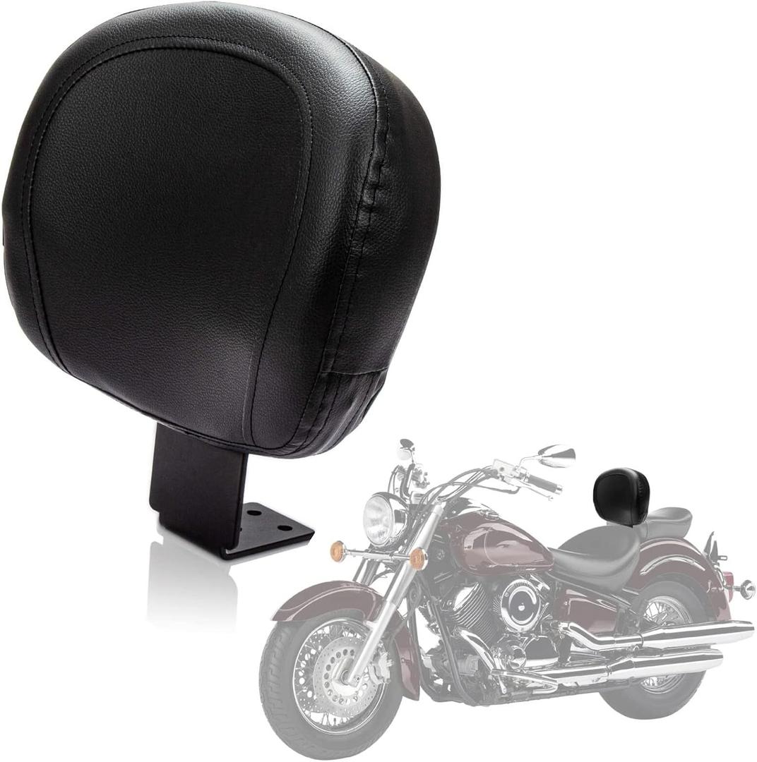 Sissy Bar Driver Backrest Rider Seat Pad for Dragstar Vstar XVS 400 650 1998-2025