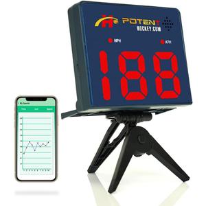 Hockey Training Equipment - Speed Radar Gun 2.0 - Instantly & Accurately Measure Shot, Ball, Pitch Speed - Track & Record Progress with App Support - Multi-Sports Training Gift (Hockey)