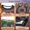 Boys Halloween Costume Kids Ocean Costume with Printed Tattoos Shirt Pants for Dress Up Birthday Outfit (120)