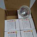 MR16 Halogen Bulbs 50W,6 Pack 12V 50W MR16 Light Halogen Bulbs 2 Pin GU5.3 Base Dimmable with Clear Glass Cover,High Output 2700K Warm White mr16 Light Bulb for Landscape Lights, Track Lights