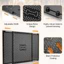 Kohree RV Screen Door Protector: Bone Pattern Design RV Entry Screen Defender Door Grille for Dogs - 20'' Height & Adjustable Camper Screen Door Protector Width from 18.2" to 31.8"